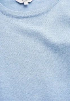 Cellbes of Sweden Kortärmad finstickad tröja Blå / Melerad New