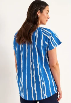 Cellbes of Sweden Kortärmad singoallatunika Blå / Mönstrad Clearance