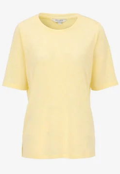 Cellbes of Sweden Kortärmad topp Ljusgul / Melerad New