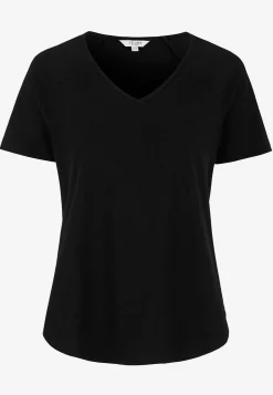 Cellbes of Sweden Kortärmad trikåtopp i bomull Alex Svart Hot