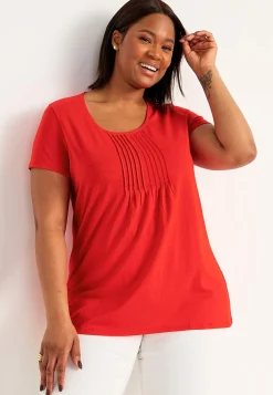 Cellbes of Sweden Kortärmad trikåtunika Röd