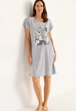 Cellbes of Sweden Kortärmat nattlinne i bomull Discount