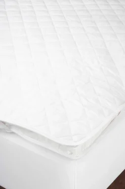 Borganäs Kviltat madrasskydd kviltat Vit