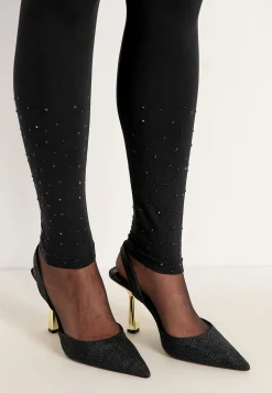 Cellbes of Sweden Leggings med glitterdetaljer Svart Best