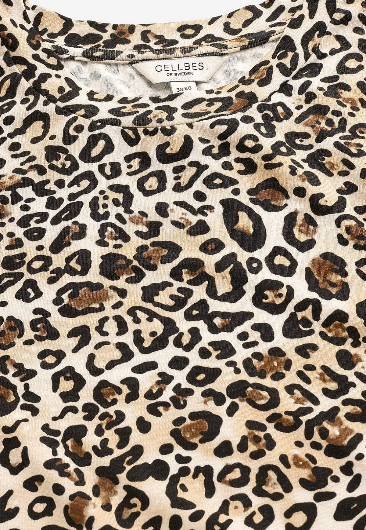 Cellbes of Sweden mönstrad trikåklänning Leopard Outlet