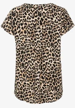 Soyaconcept Leopardmönstrad viskosblus Brun / Leopard Outlet