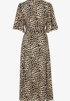 Soyaconcept Leopardmönstrad viskosklänning Brun / Leopard Best
