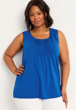 Cellbes of Sweden Linne med dekorativa stråveck Blå Outlet