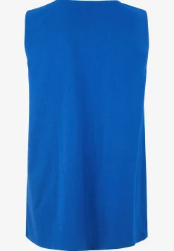 Cellbes of Sweden Linne med dekorativa stråveck Blå Outlet