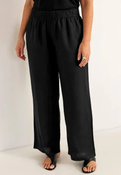 Cellbes of Sweden Linnebyxa Premium med vida ben Svart