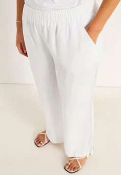 Cellbes of Sweden Linnebyxa Premium med vida ben Vit