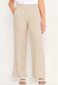 Cellbes of Sweden Linnebyxa Premium med vida ben Beige Online