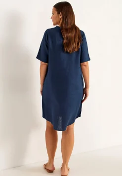 Cellbes of Sweden Linneklänning Premium Marin Discount