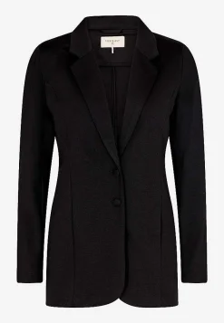 Freequent Lång, bekväm trikåkavaj Nanni New