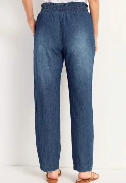 Cellbes of Sweden Lång byxa i mjuktvättad denim Hot