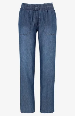 Cellbes of Sweden Lång byxa i mjuktvättad denim Hot