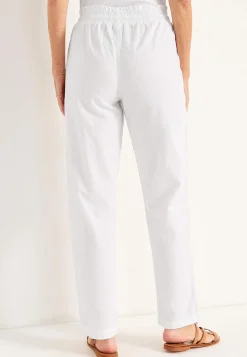 Cellbes of Sweden Lång byxa i tvättad bomull Sale