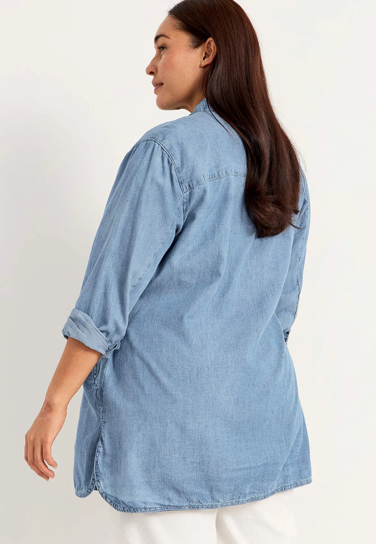 Cellbes of Sweden Lång jeansskjorta Ljusblå / Denim