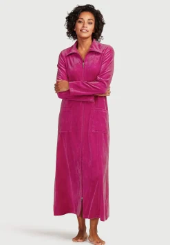 Cellbes of Sweden Lång morgonrock i velour Wilma