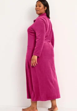 Cellbes of Sweden Lång morgonrock i velour Wilma