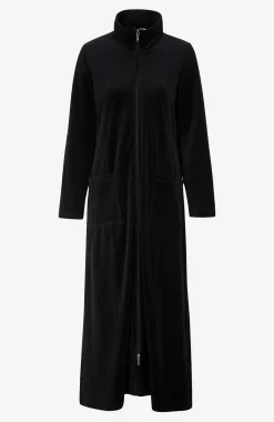 Cellbes of Sweden Lång morgonrock i velour Wilma Hot