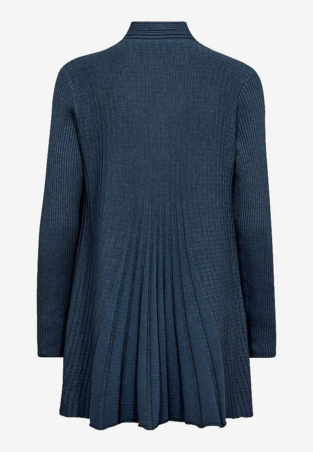 Freequent Lång, ribbad cardigan Claudisse Clearance