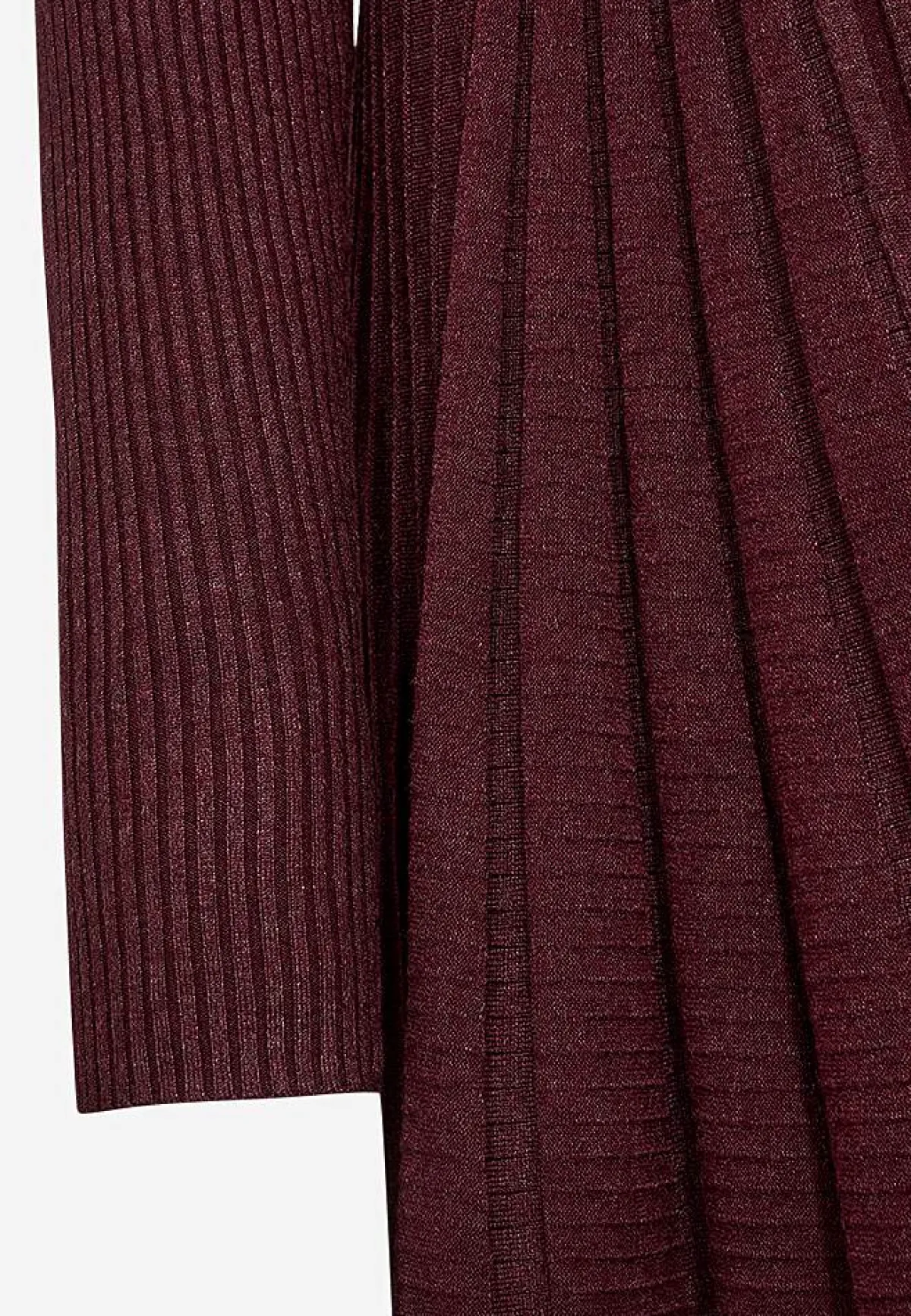 Freequent Lång, ribbad cardigan Claudisse Clearance