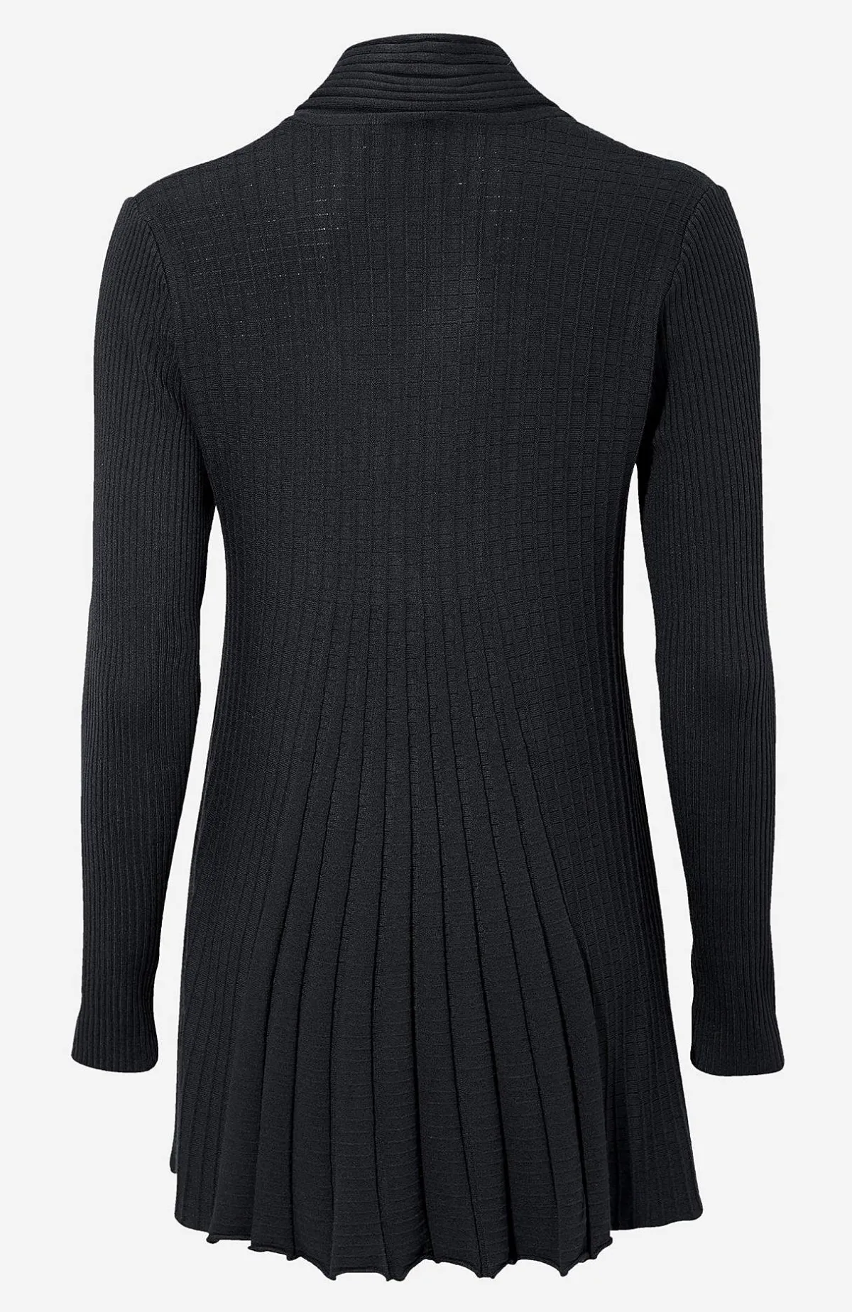 Freequent Lång, ribbad cardigan Claudisse Clearance