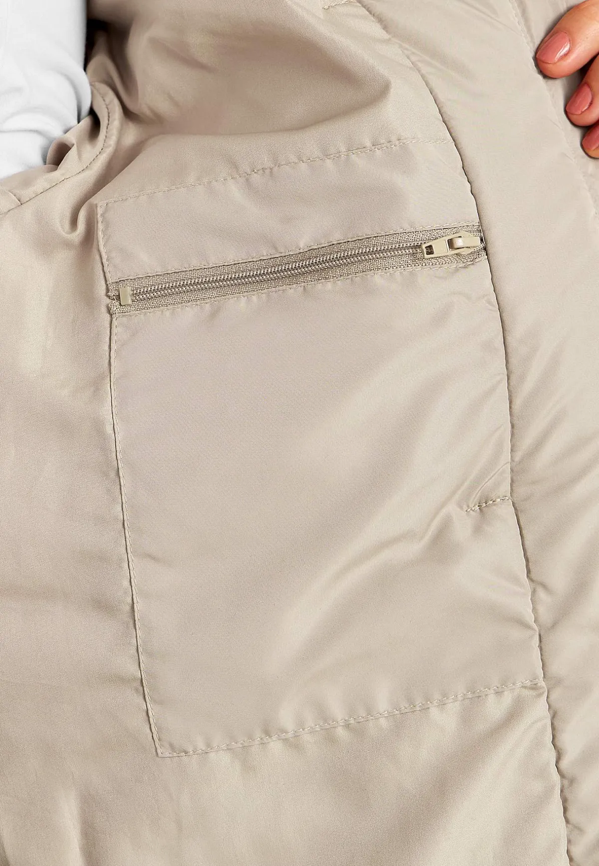 Cellbes of Sweden Lång vinterkappa Beige