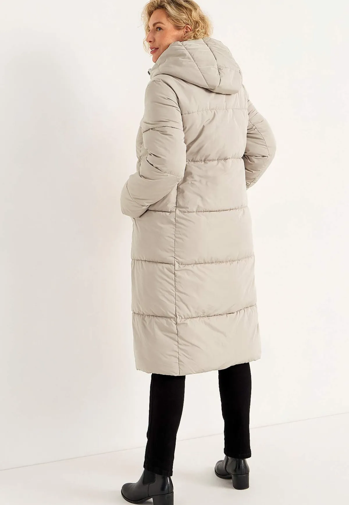 Cellbes of Sweden Lång vinterkappa Beige