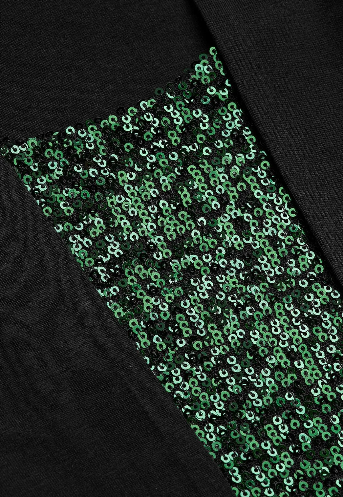 Cellbes of Sweden Långärmad 2-i-1-topp med paljetter Mörkgrön Online