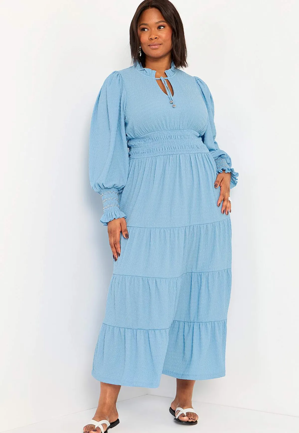 Johanna Toftby x Cellbes Långärmad maxiklänning Hot