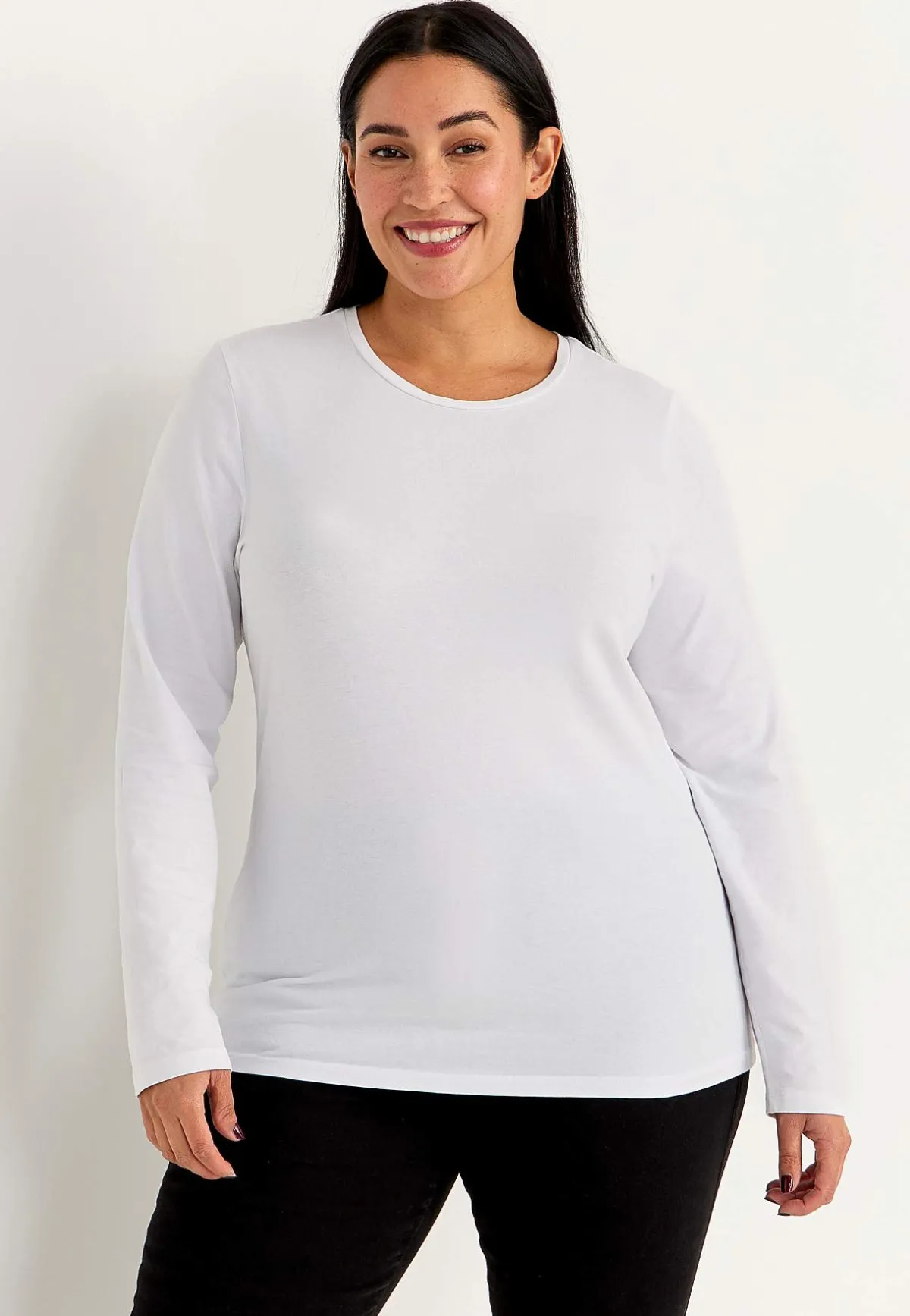 Cellbes of Sweden Långärmad trikåtopp i ekologisk bomull Outlet