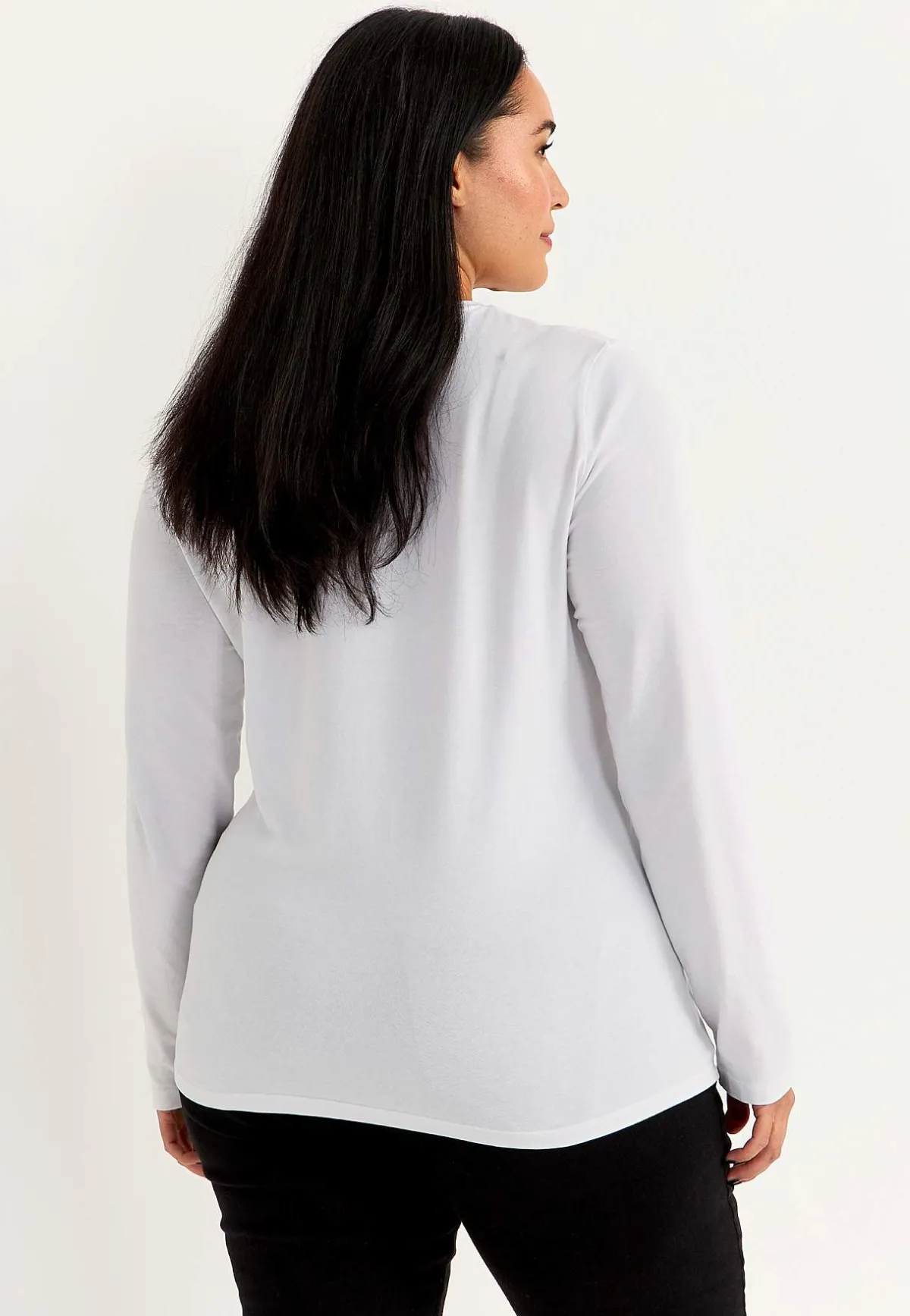 Cellbes of Sweden Långärmad trikåtopp i ekologisk bomull Outlet