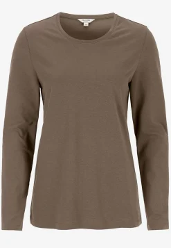Cellbes of Sweden Långärmad trikåtopp i ekologisk bomull Hot
