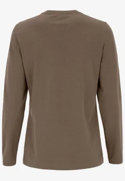 Cellbes of Sweden Långärmad trikåtopp i ekologisk bomull Hot