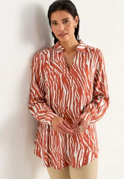 Cellbes of Sweden Långärmad, vävd tunika New