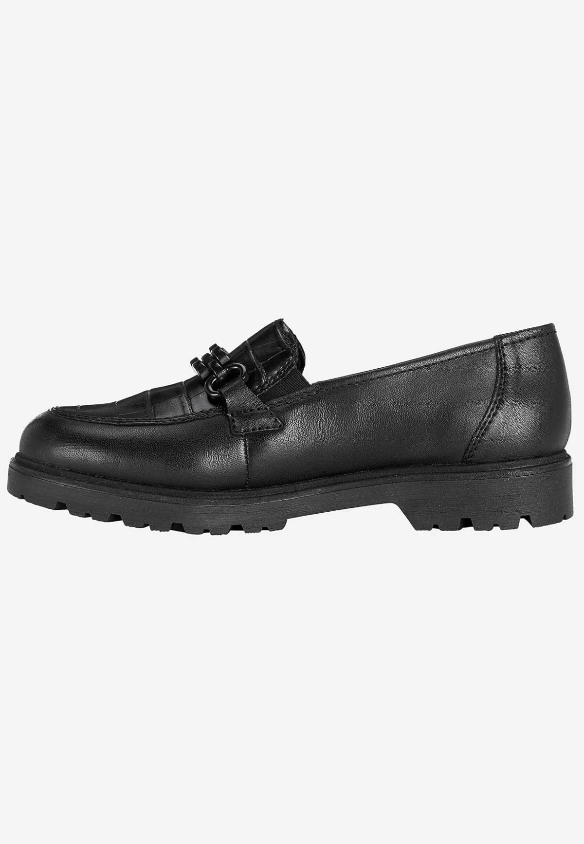 Rieker Loafer med metallspänne Svart Online