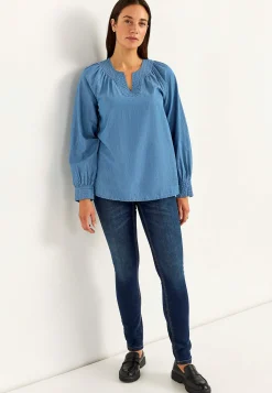 Cellbes of Sweden Lätt, luftig denimtunika Mellanblå Denim Sale