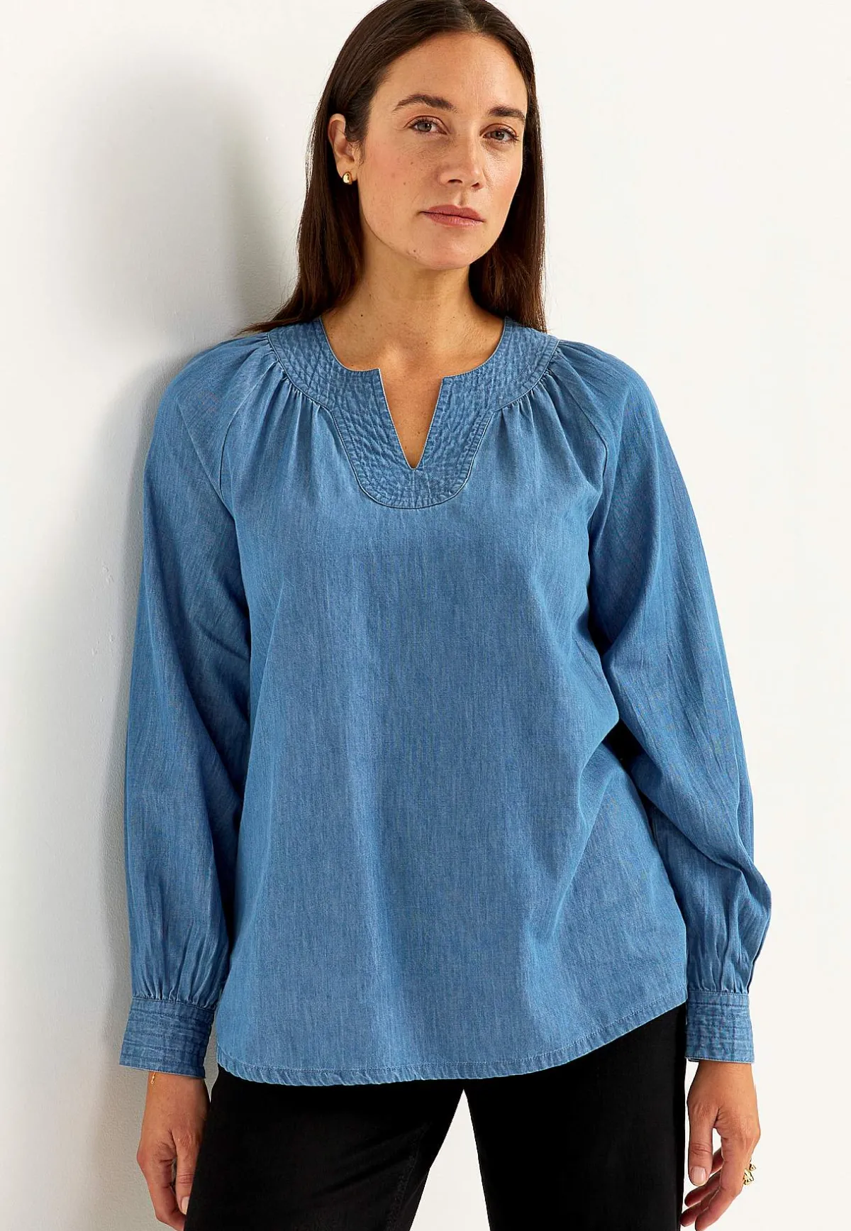 Cellbes of Sweden Lätt, luftig denimtunika Mellanblå Denim Sale