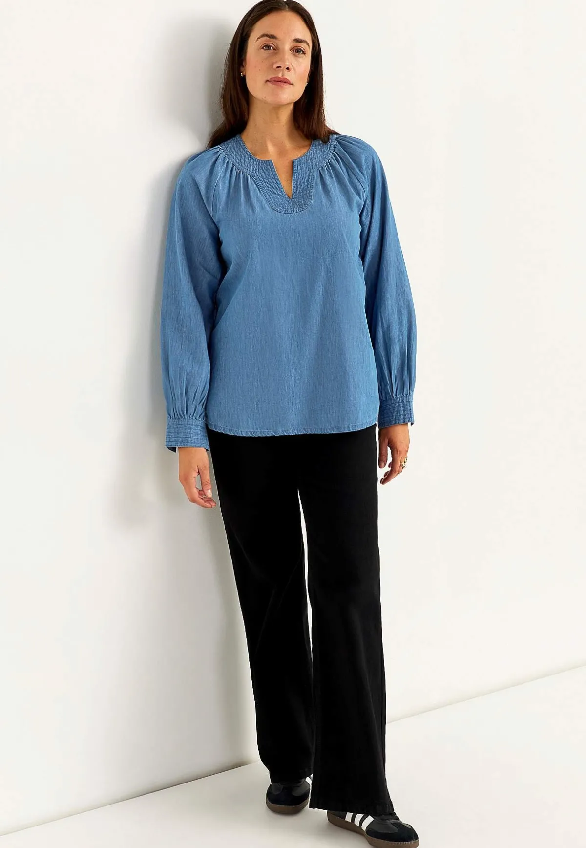 Cellbes of Sweden Lätt, luftig denimtunika Mellanblå Denim Sale