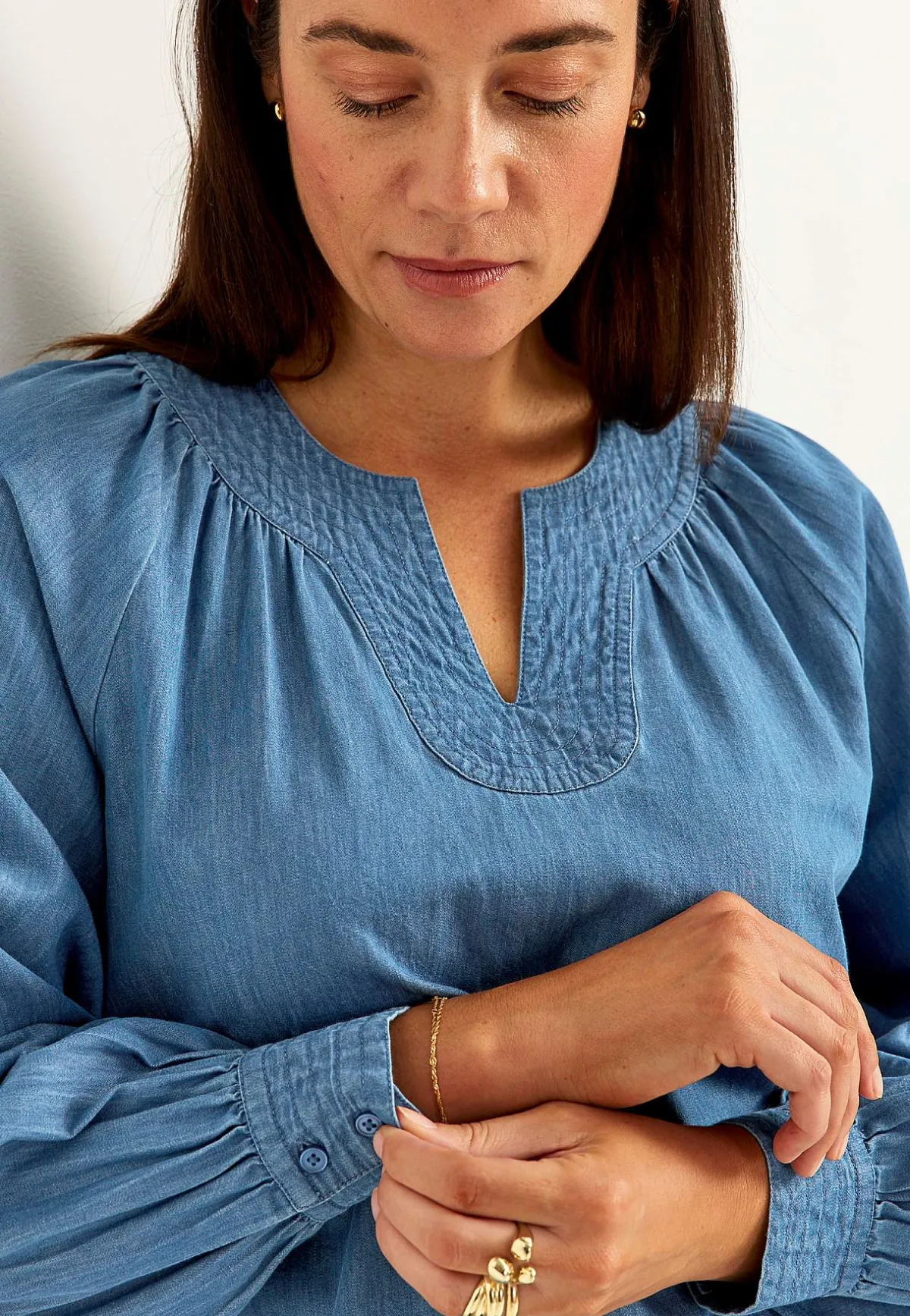 Cellbes of Sweden Lätt, luftig denimtunika Mellanblå Denim Sale