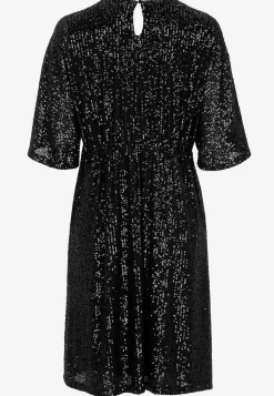 Cellbes of Sweden Lyxig paljettklänning Svart Clearance