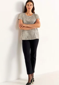 Cellbes of Sweden Lyxig paljettopp Silver New