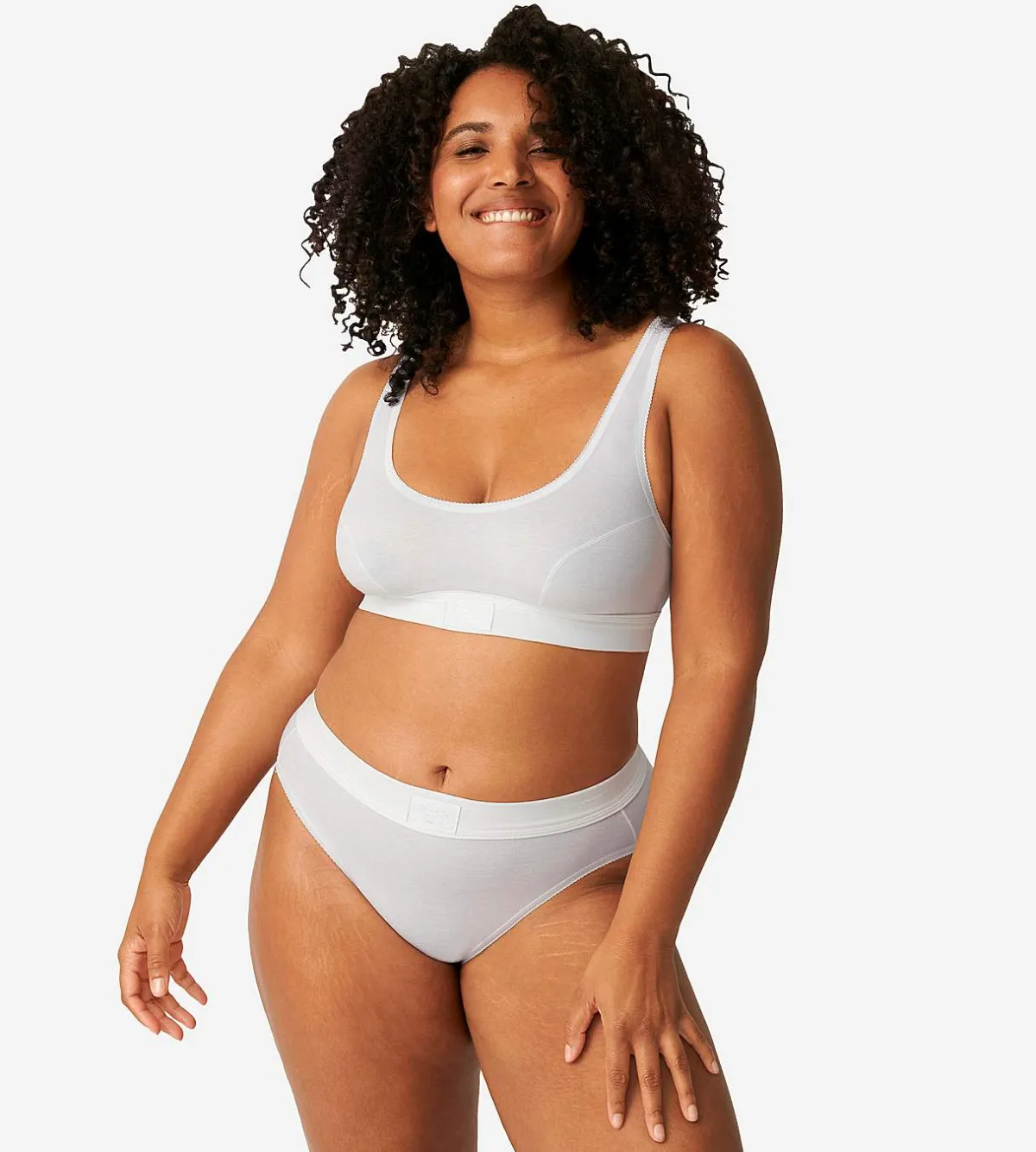 Sloggi Mjuk bh-topp i bomull Double comfort Outlet