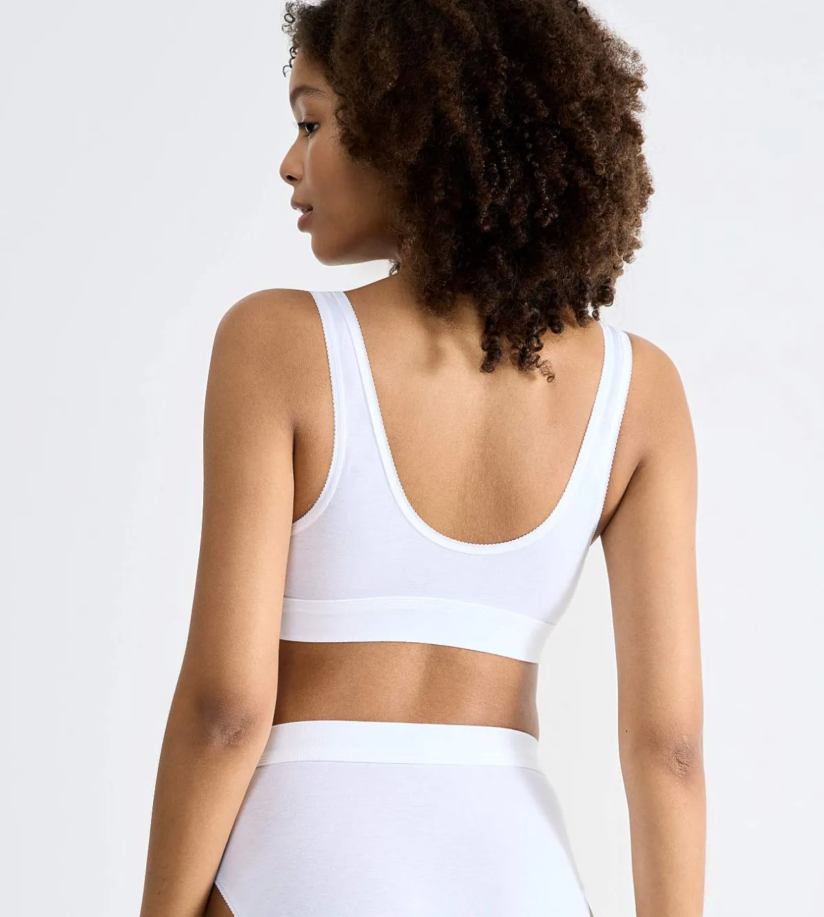 Sloggi Mjuk bh-topp i bomull Double comfort Outlet