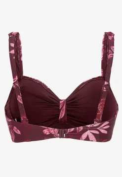 Cellbes of Sweden Mjuk bikini-bh Vinröd / Blommig Sale