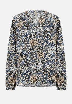 Soyaconcept Mönstrad blus Blå / Mönstrad