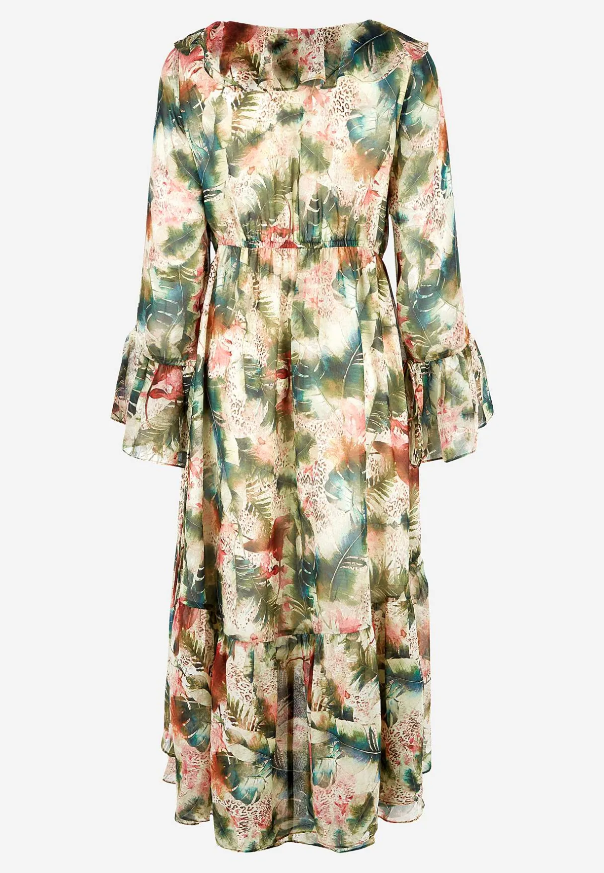 Johanna Toftby x Cellbes Mönstrad chiffongklänning Outlet