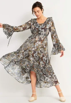 Johanna Toftby x Cellbes Mönstrad chiffongklänning Hot